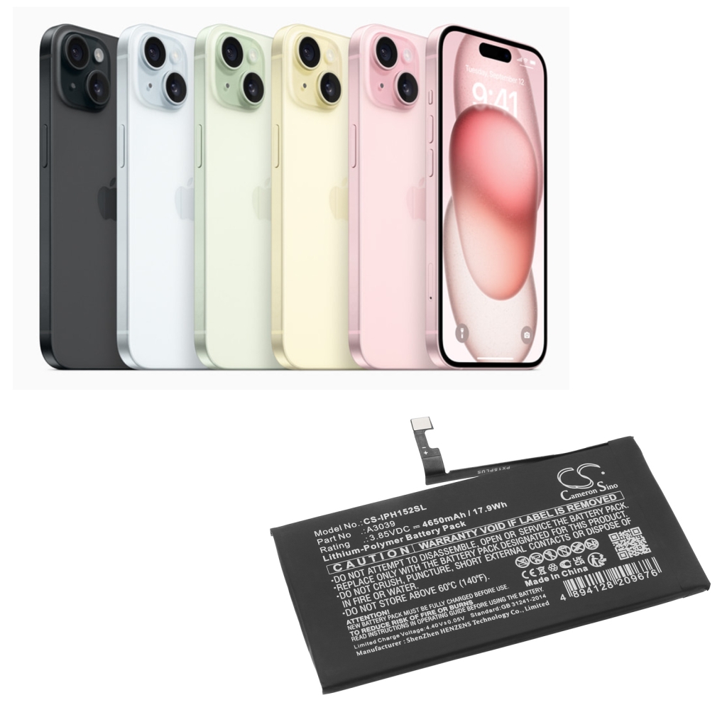 Kompatibilna zamjena baterije za Apple A3039