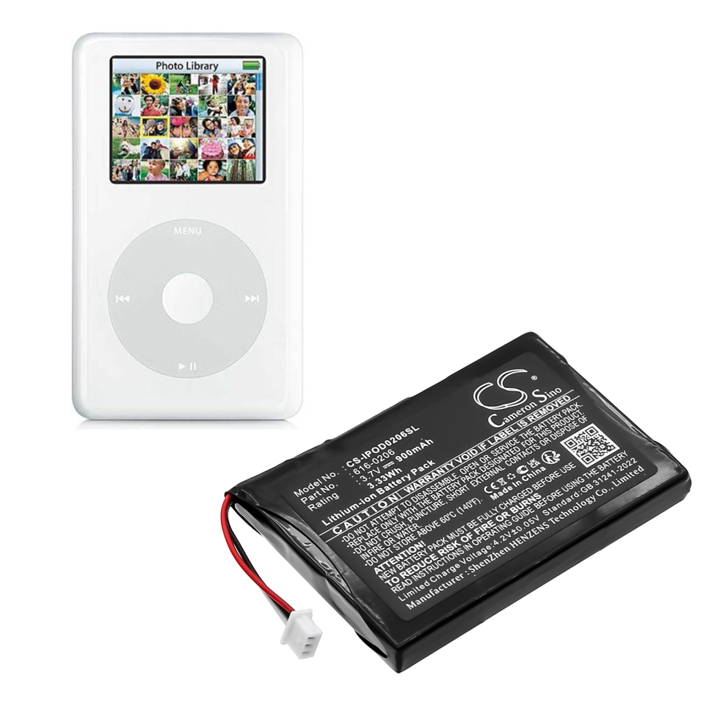 Baterija za MP3, MP4, PMP Apple CS-IPOD0206SL