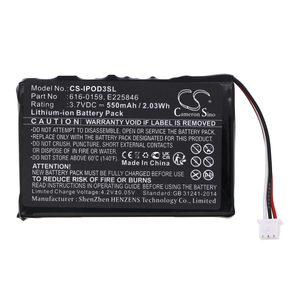 Battery compatible with Apple