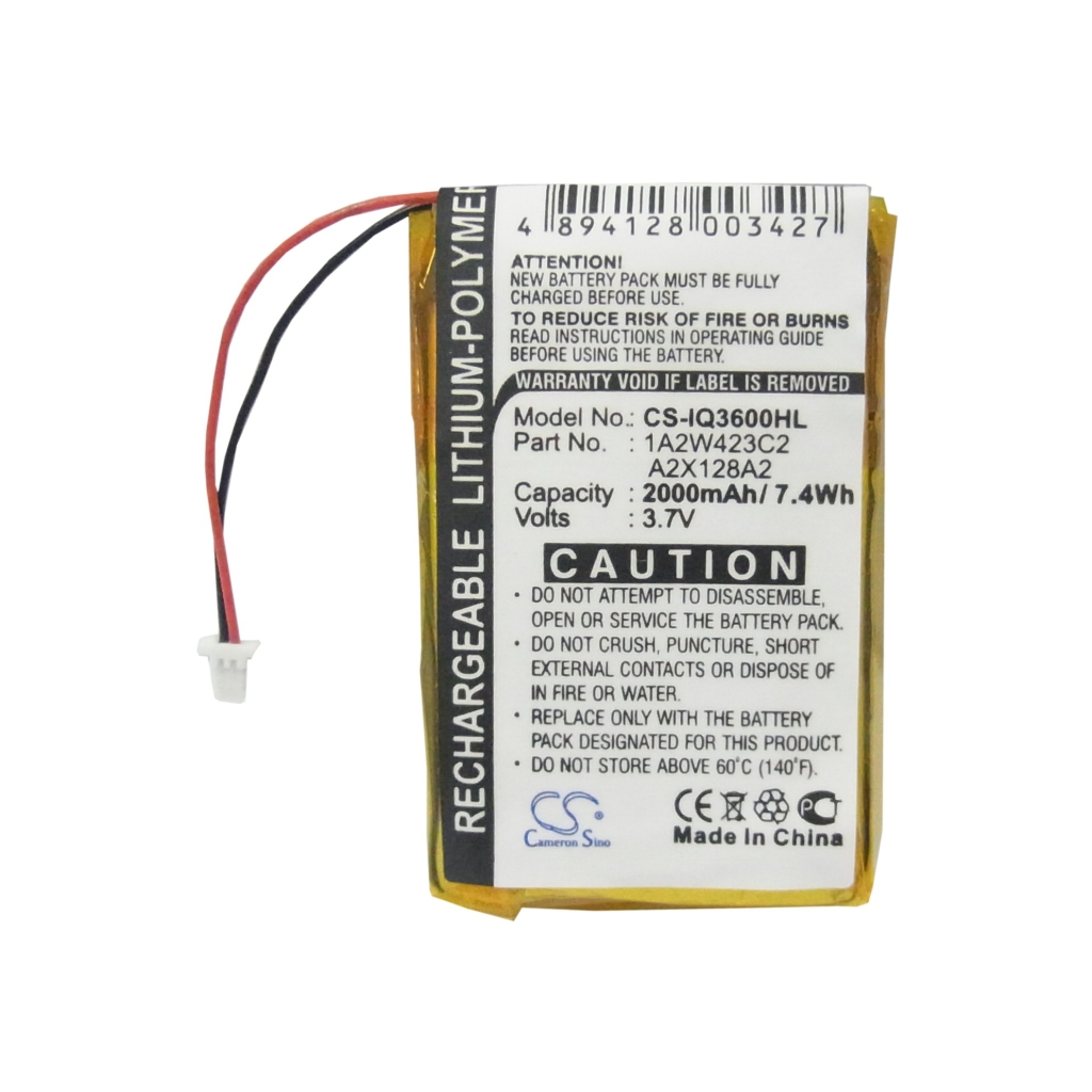 Baterija za GPS, Navigator Garmin CS-IQ3600HL