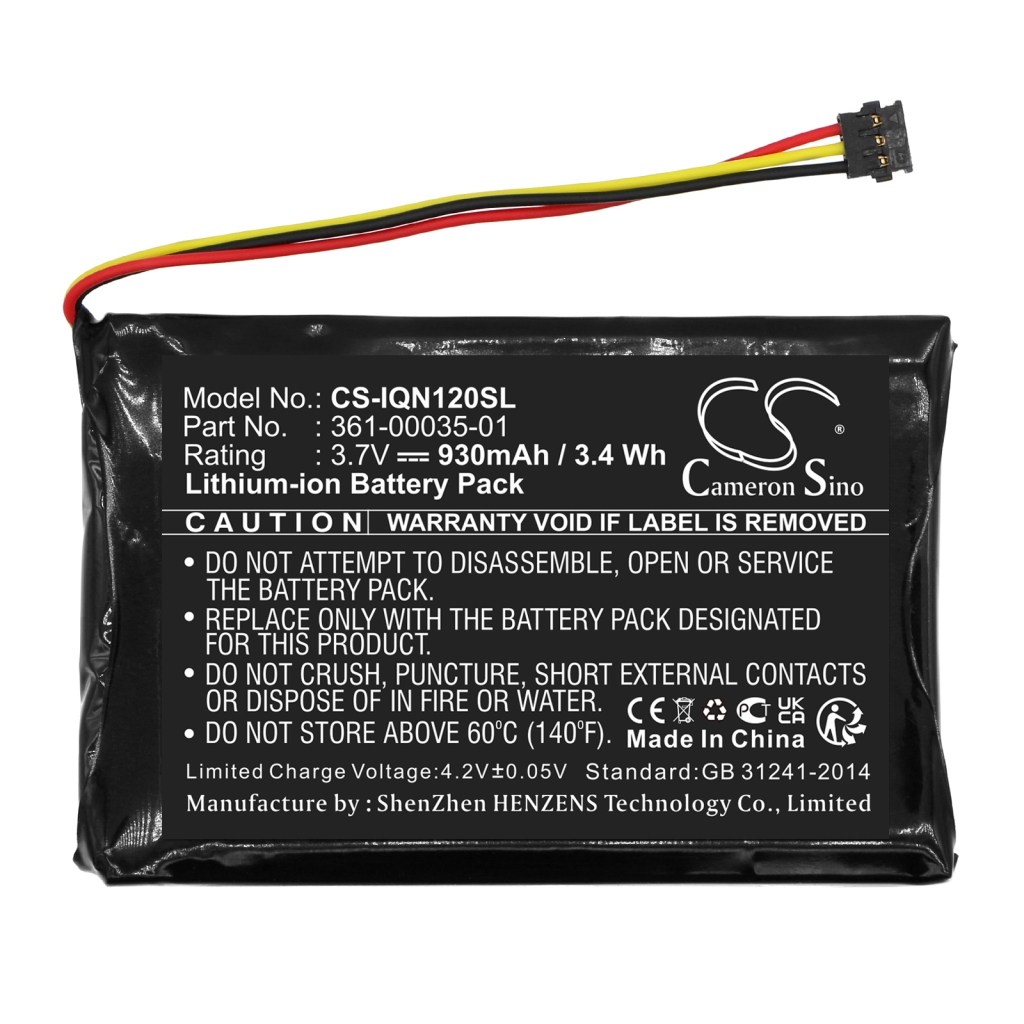 Baterija za GPS, Navigator Garmin CS-IQN120SL