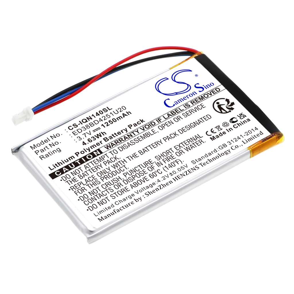 Baterija za GPS, Navigator Garmin Nuvi 1450 (CS-IQN140SL)