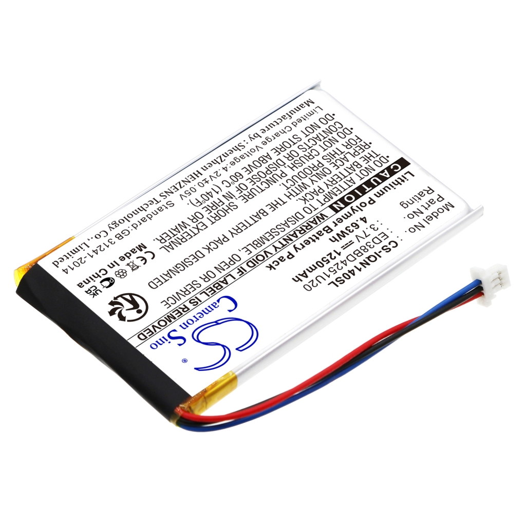 Baterija za GPS, Navigator Garmin Nuvi 1450 (CS-IQN140SL)