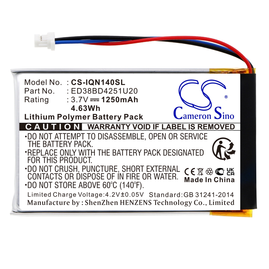 Baterija za GPS, Navigator Garmin Nuvi 1450 (CS-IQN140SL)