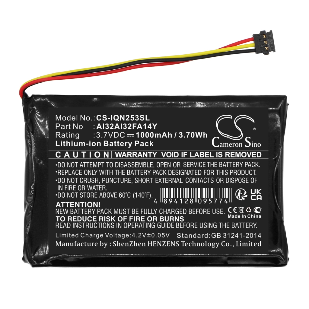 Baterija za GPS, Navigator Garmin CS-IQN253SL