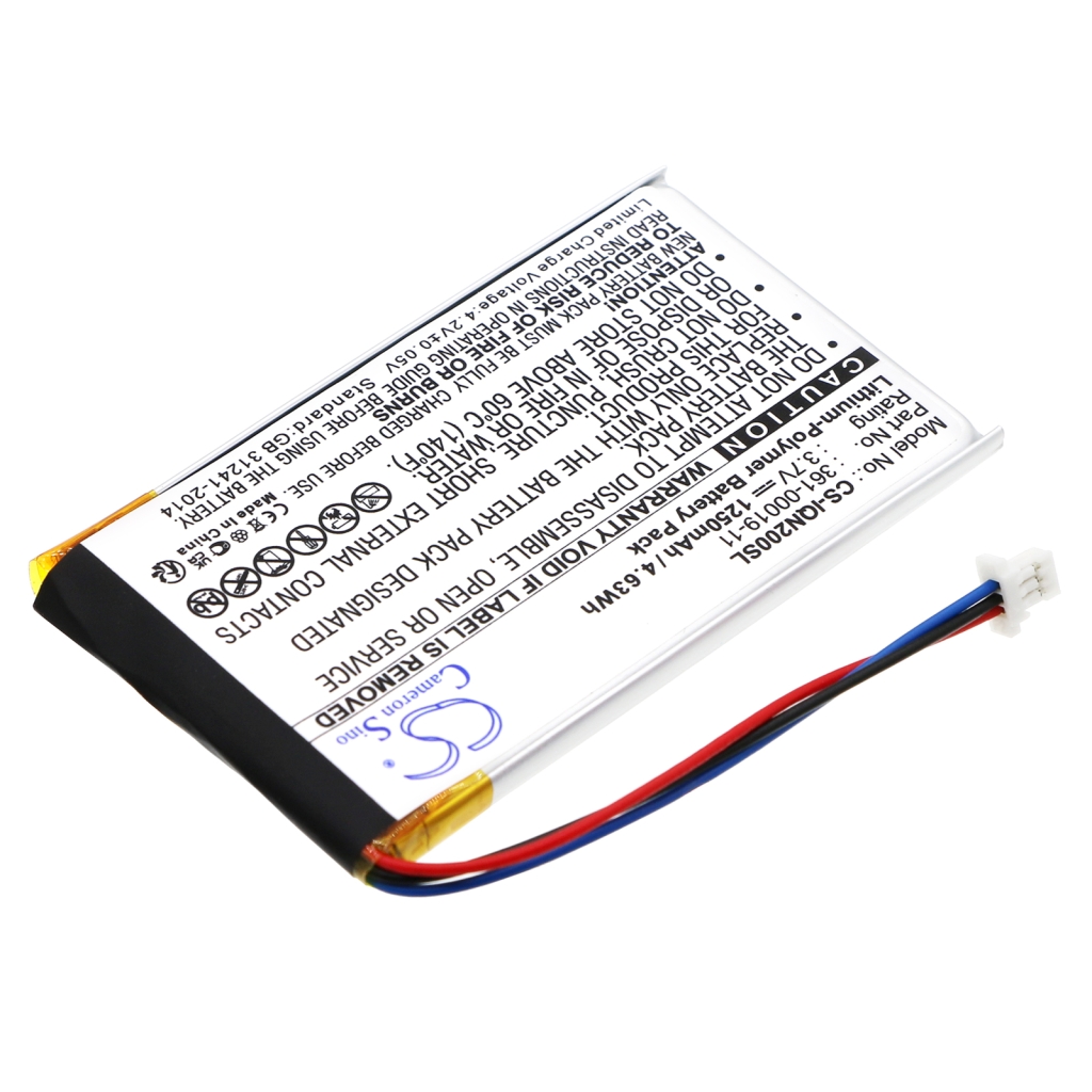 Baterija za GPS, Navigator Garmin Nuvi 200W (CS-IQN200SL)