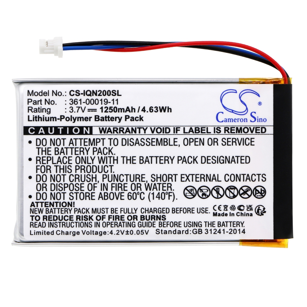 Baterija za GPS, Navigator Garmin Nuvi 200W (CS-IQN200SL)