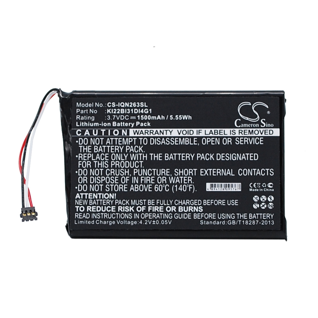 Baterija za GPS, Navigator Garmin Nuvi 2639LMT (CS-IQN263SL)