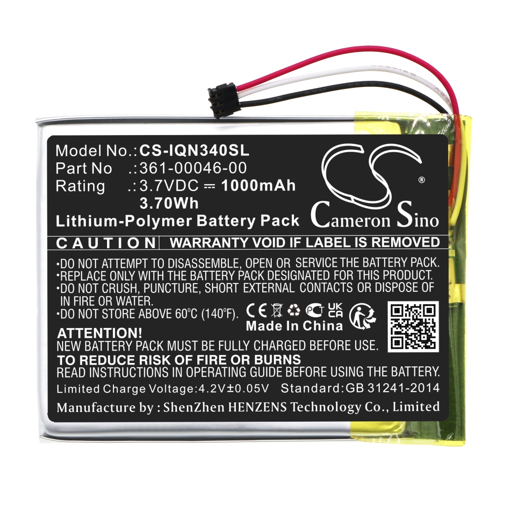 Baterija za GPS, Navigator Garmin Nuvi 3490LMT (CS-IQN340SL)