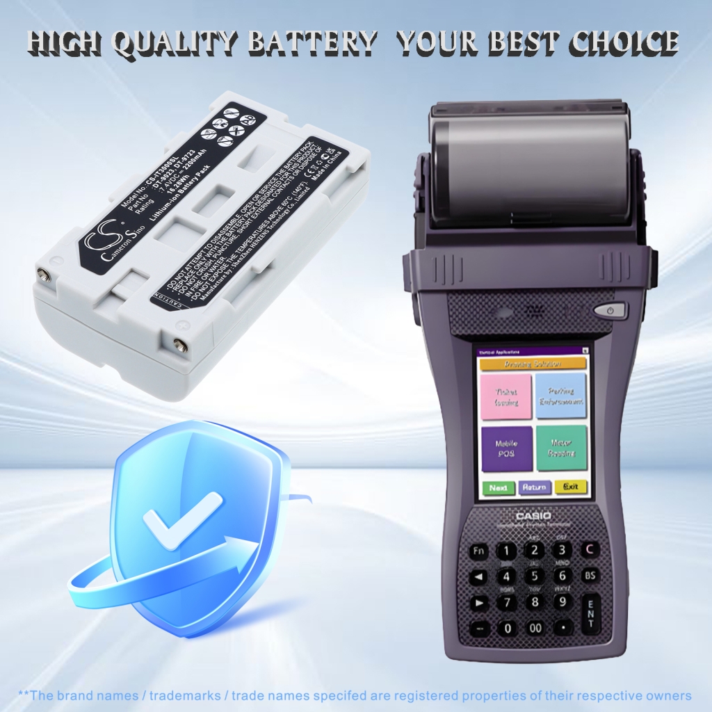 Battery for CASIO IT-2000D30E