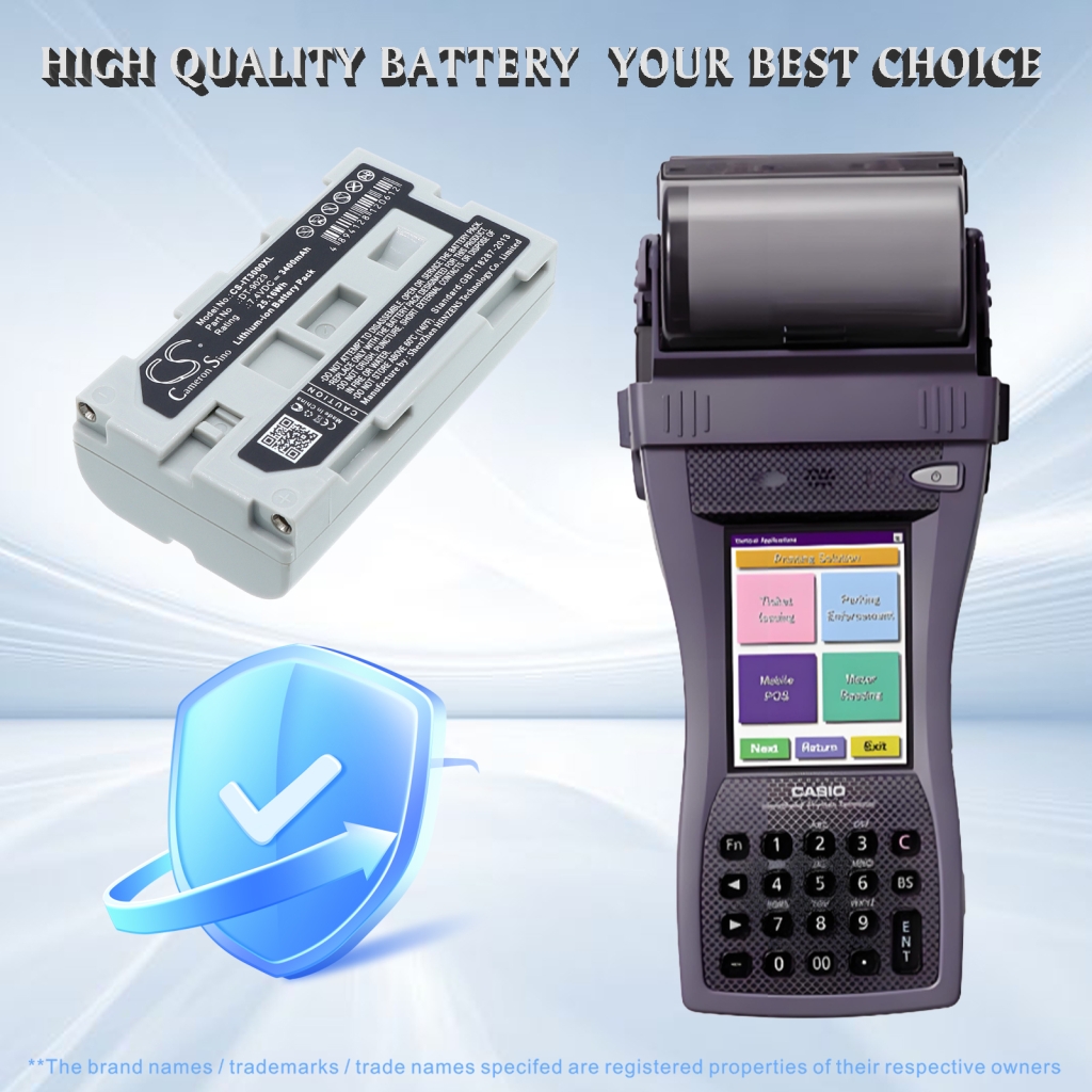 Battery for CASIO IT-2000D30E