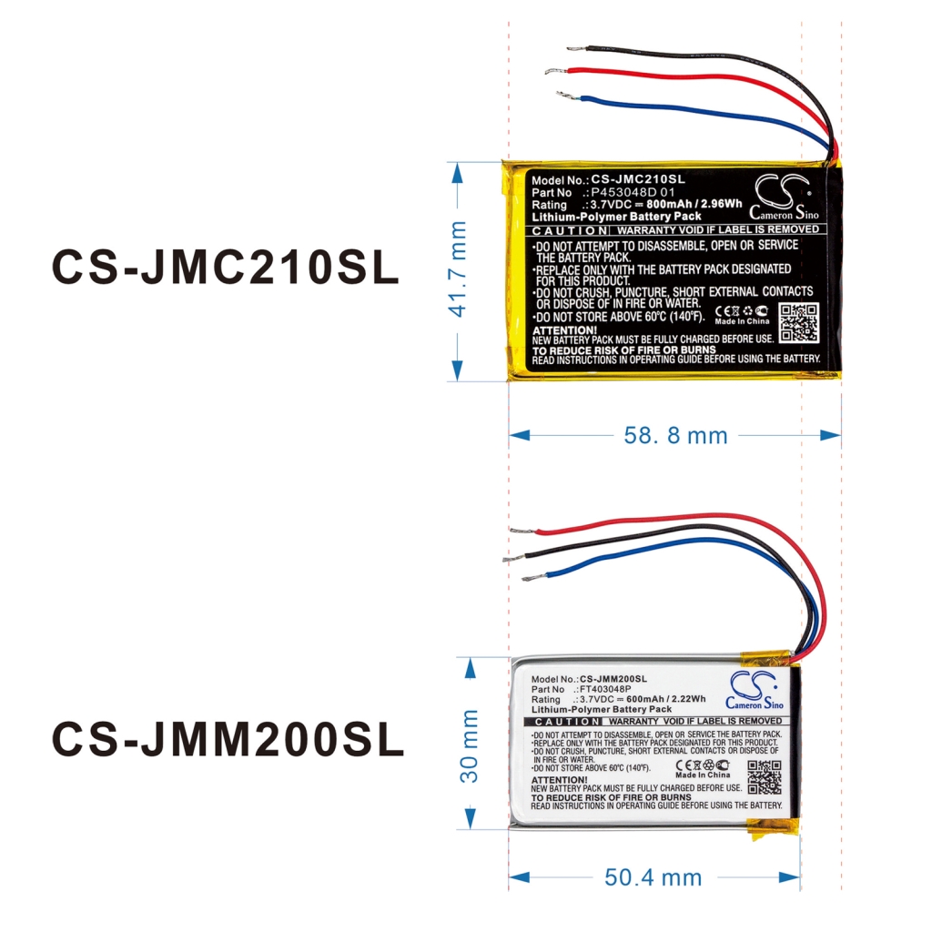 Kompatibilna zamjena baterije za Jbl P453048D 01