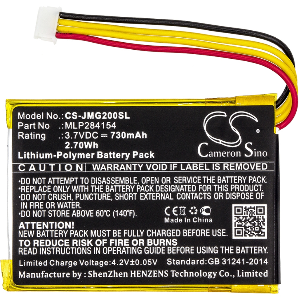 Kompatibilna zamjena baterije za Jbl GO2/MLP284154,MLP284154