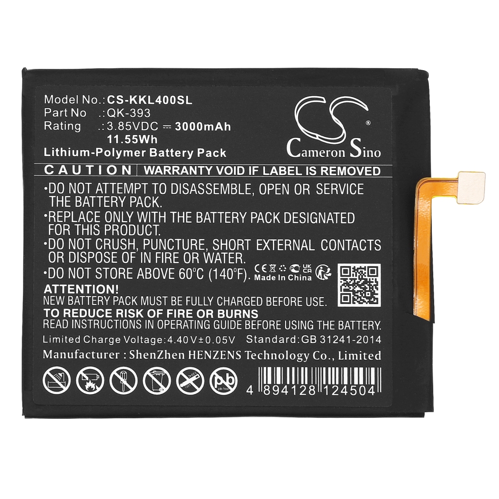 Kompatibilna zamjena baterije za Qiku QK-393