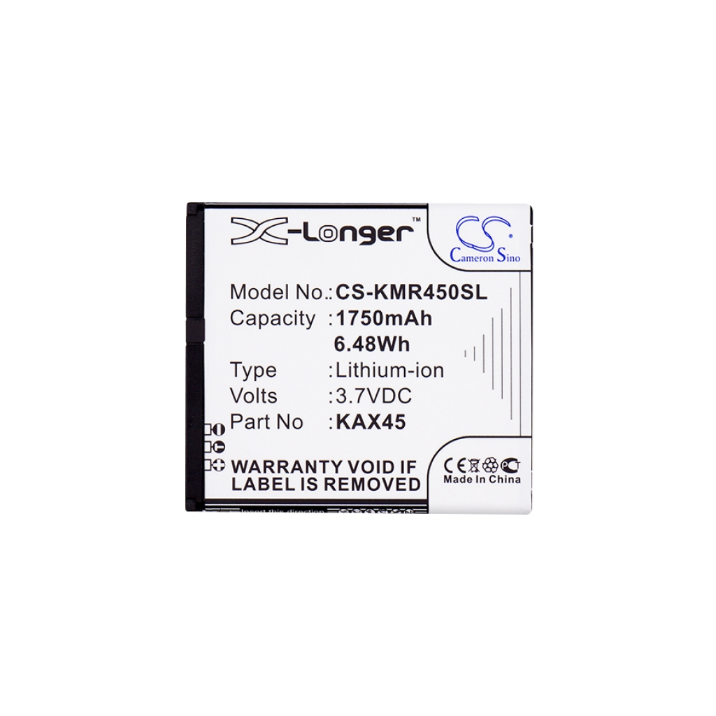 Kompatibilna zamjena baterije za Kazam KAX45,KAX45-XJFA007879