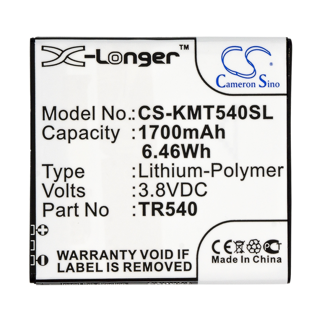 Kompatibilna zamjena baterije za Kazam TR540,TR540-HSHCJ0002088