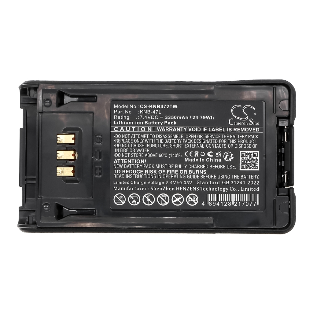 Two-Way Radio Battery Kenwood CS-KNB472TW