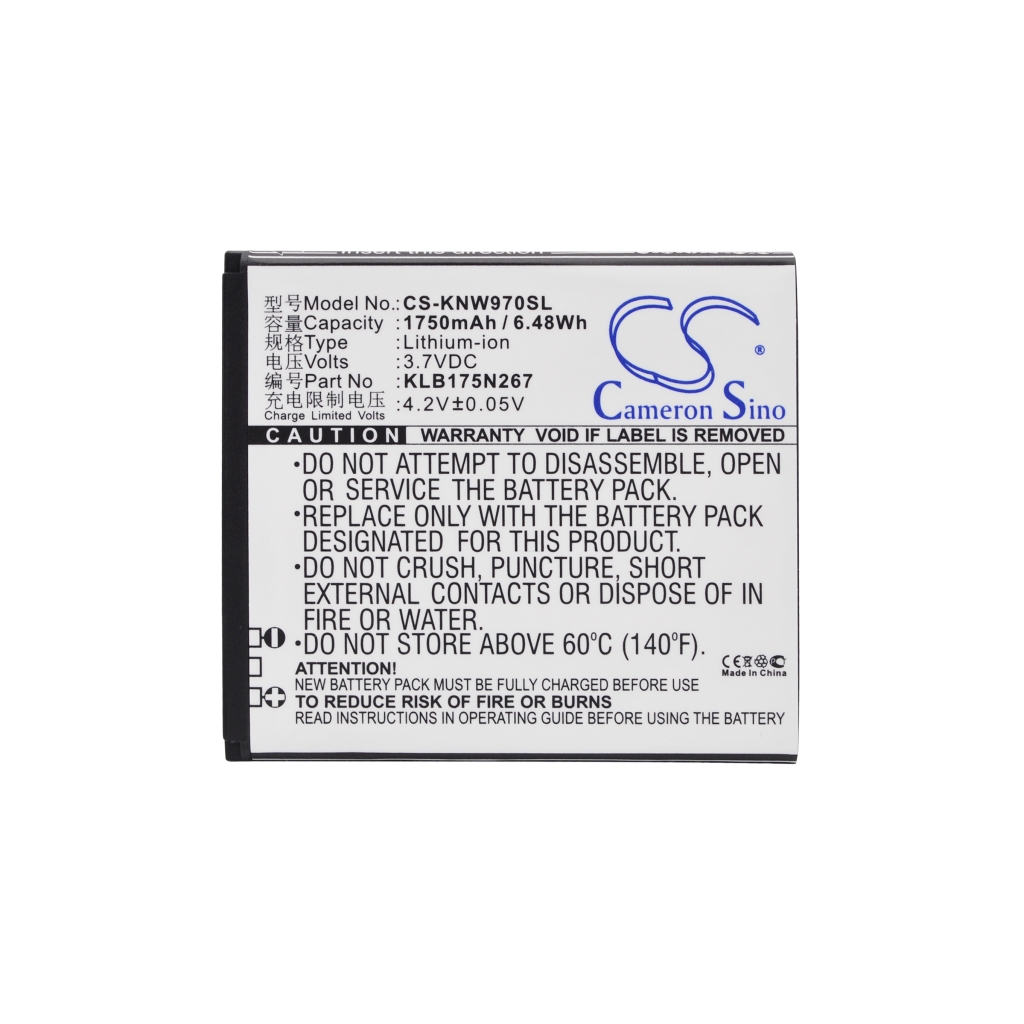 Baterija za mobilni telefon KONKA IQ4415 (CS-KNW970SL)