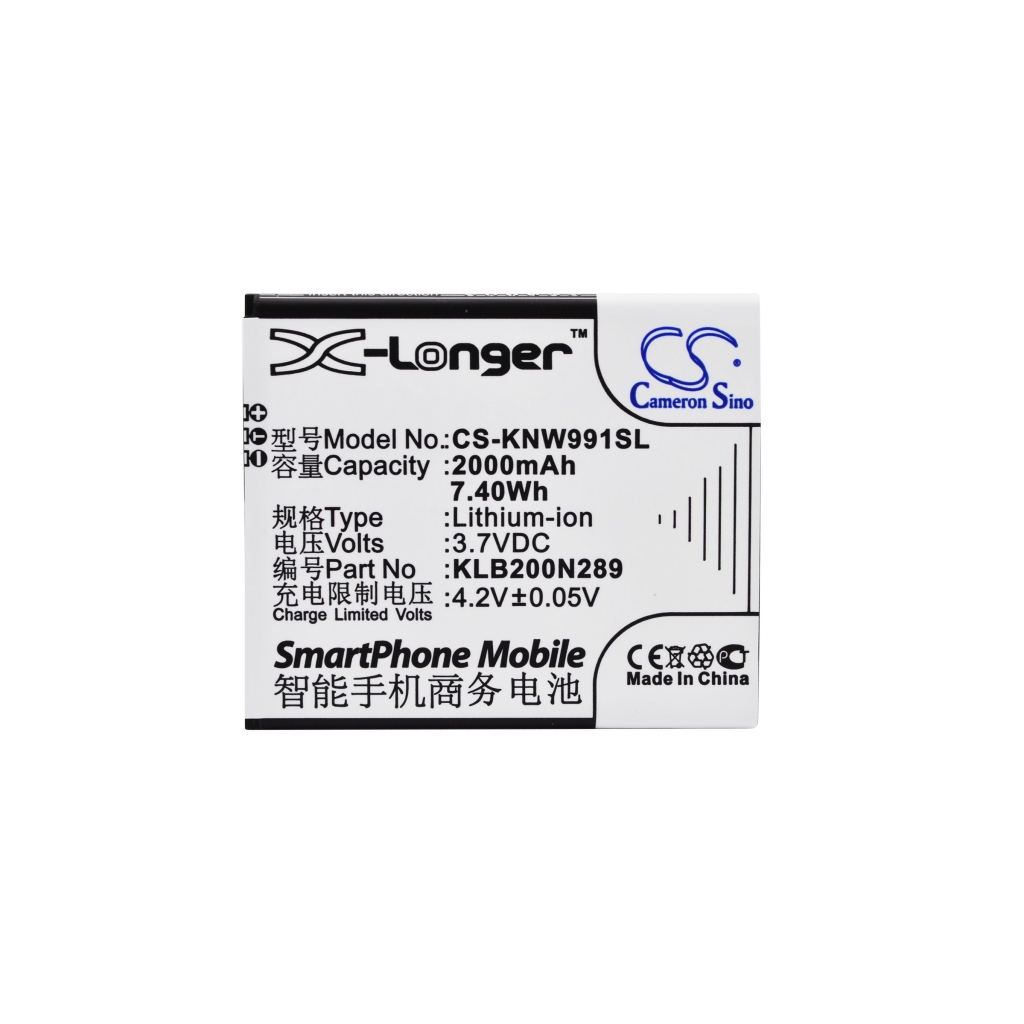 Baterija za mobilni telefon KONKA CS-KNW991SL