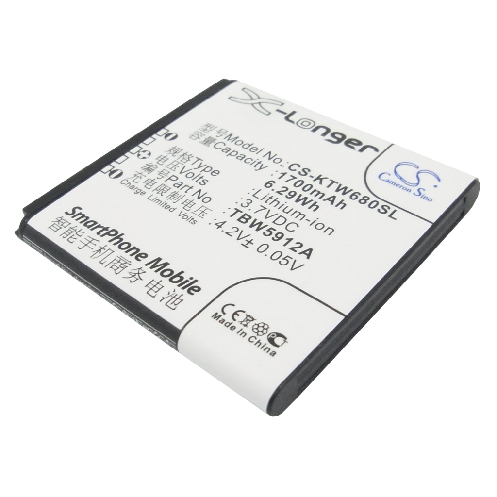Kompatibilna zamjena baterije za K-Touch TBW5912A