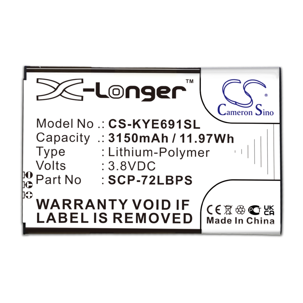 Baterija za mobilni telefon Kyocera CS-KYE691SL