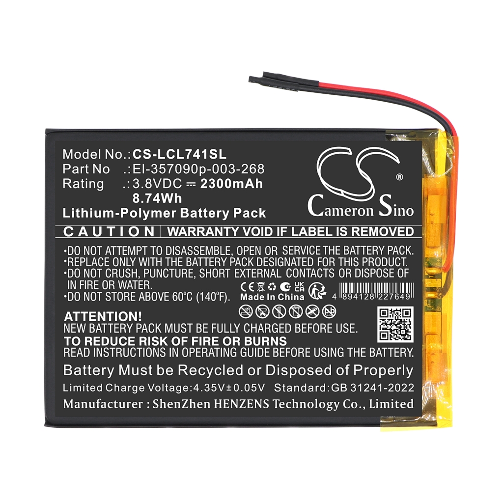 Baterija kompatibilno s Logicom CS-LCL741SL