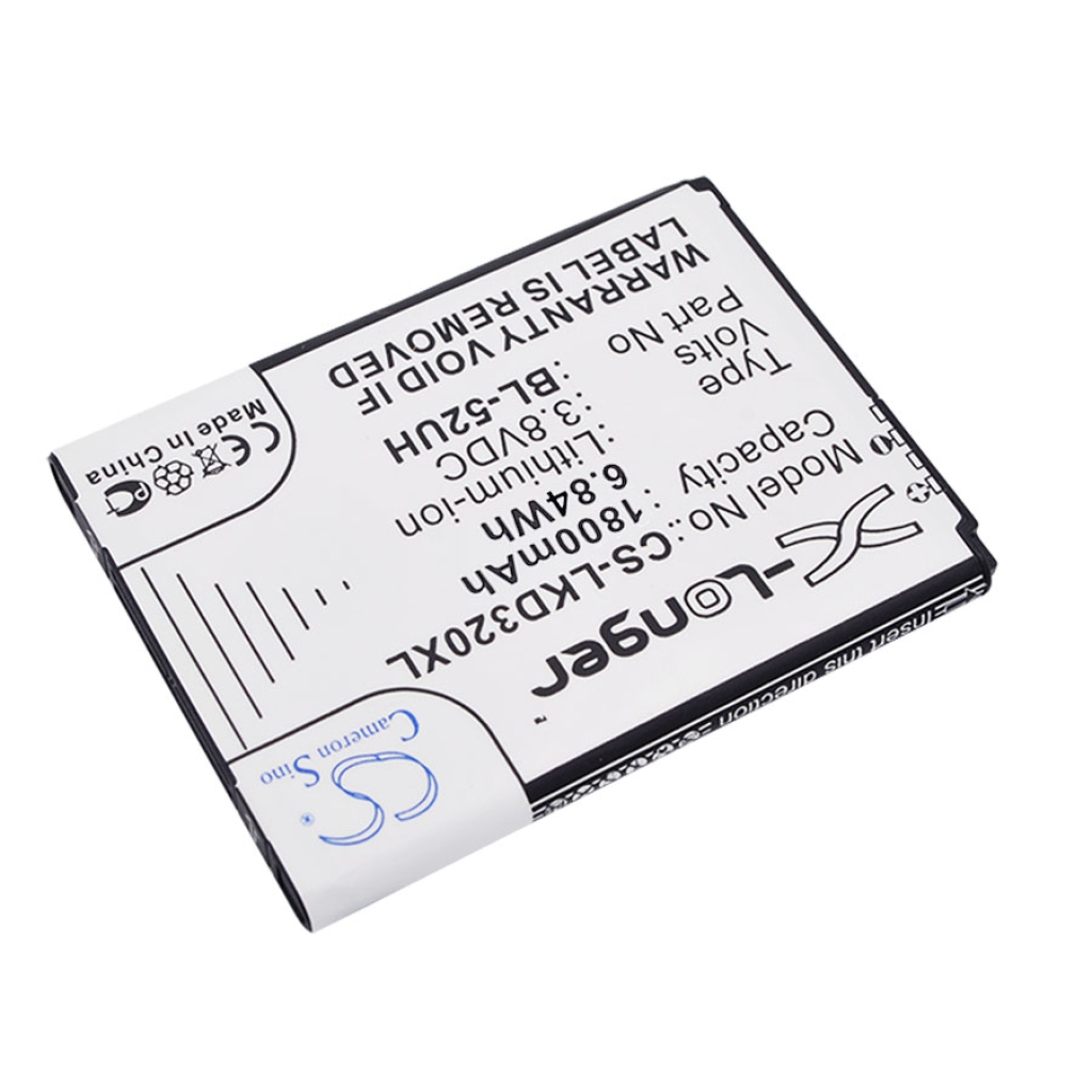 Baterija za mobilni telefon LG CS-LKD320XL