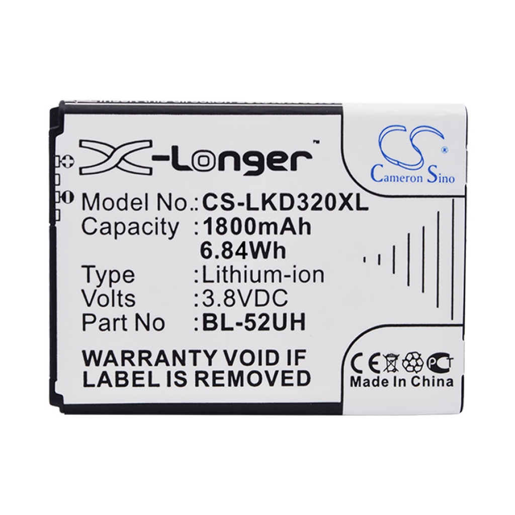 Baterija za mobilni telefon LG CS-LKD320XL