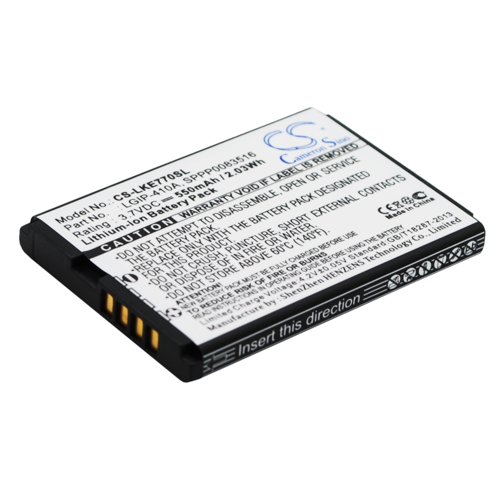 Baterija za mobilni telefon LG CS-LKE770SL