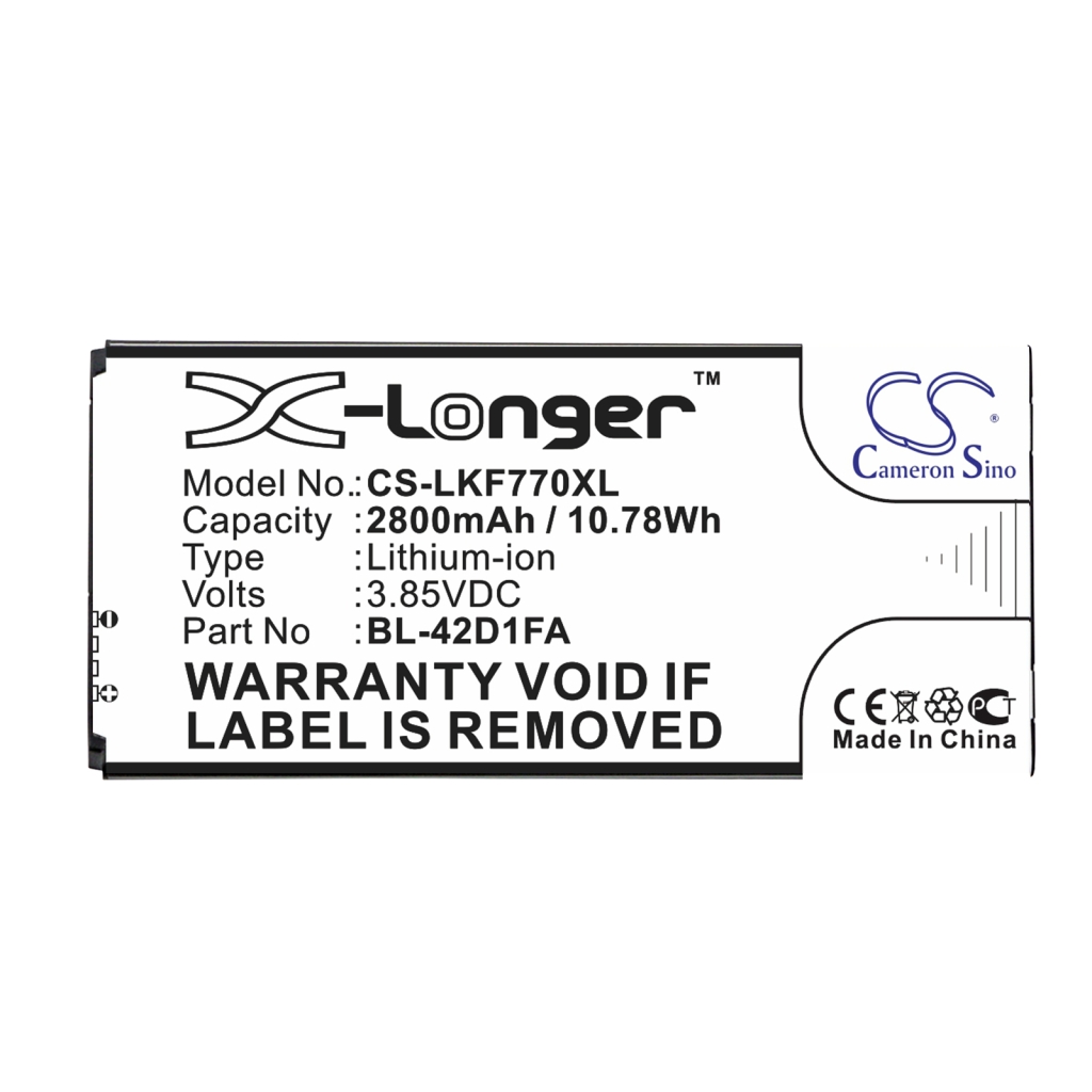 Baterija za mobilni telefon LG CS-LKF770XL