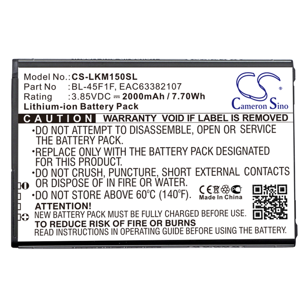 Baterija za mobilni telefon LG CS-LKM150SL
