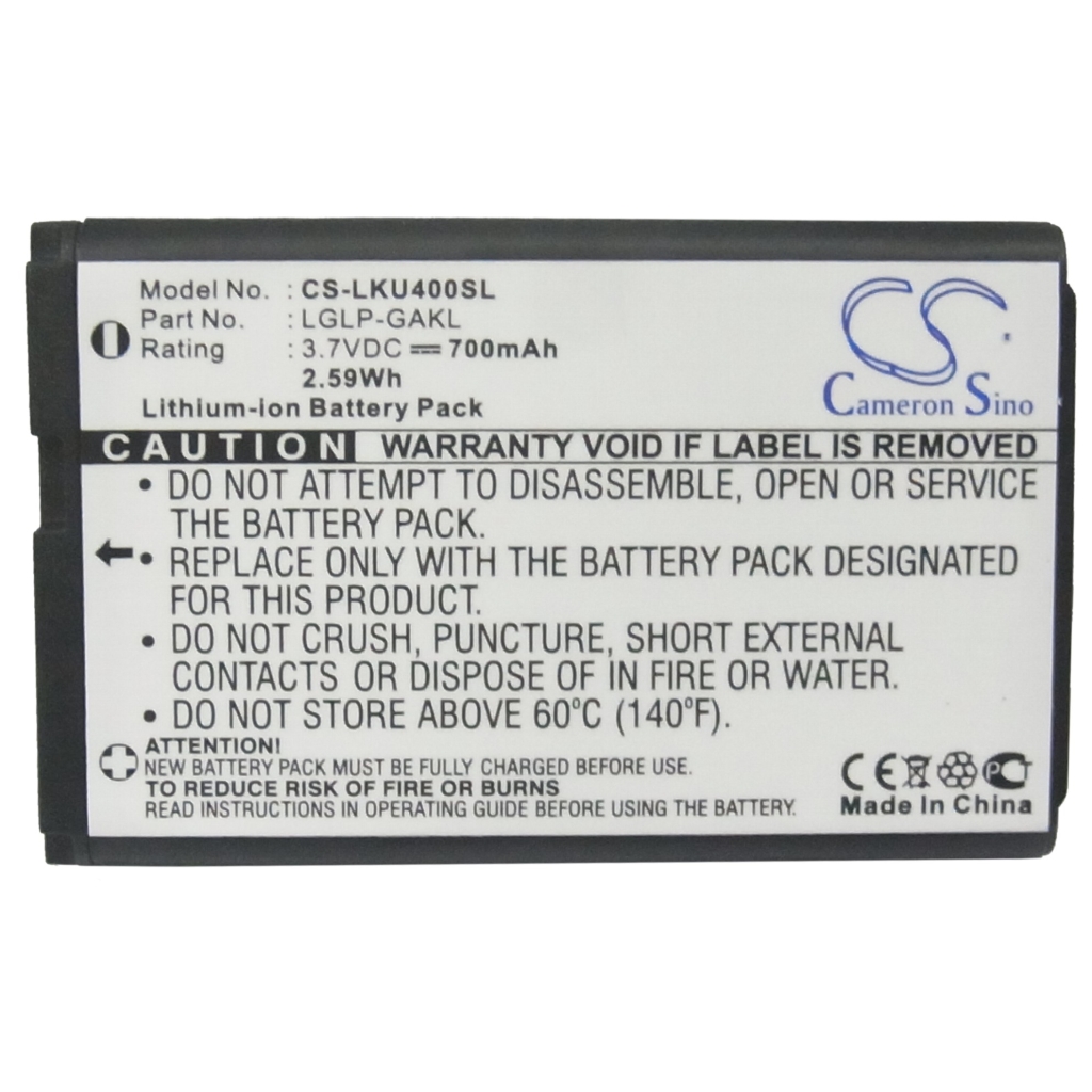 Baterija kompatibilno s LG CS-LKU400SL