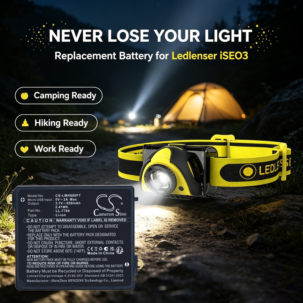 Baterija za Ledlenser SEO7R