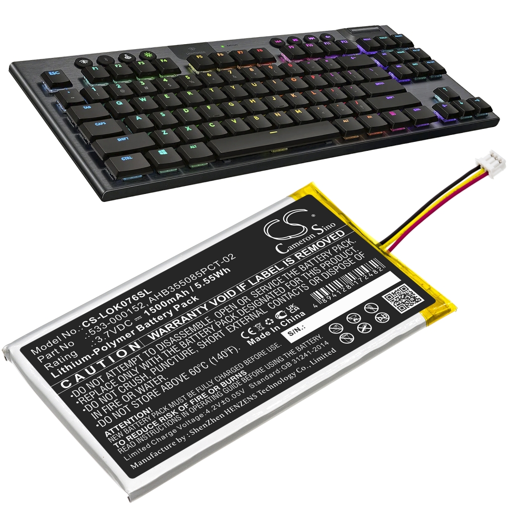 Baterija za tipkovnicu Logitech CS-LOK076SL
