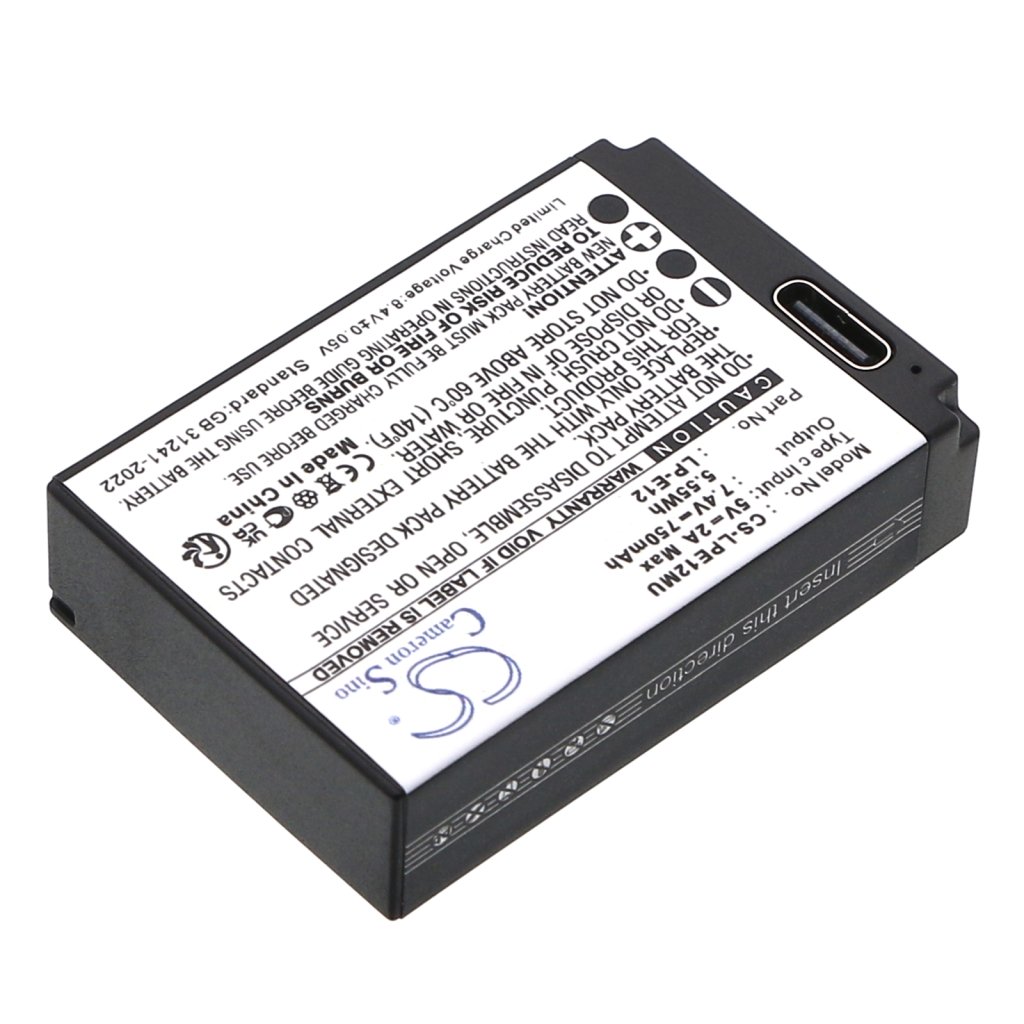 Kompatibilna zamjena baterije za Canon LP-E12