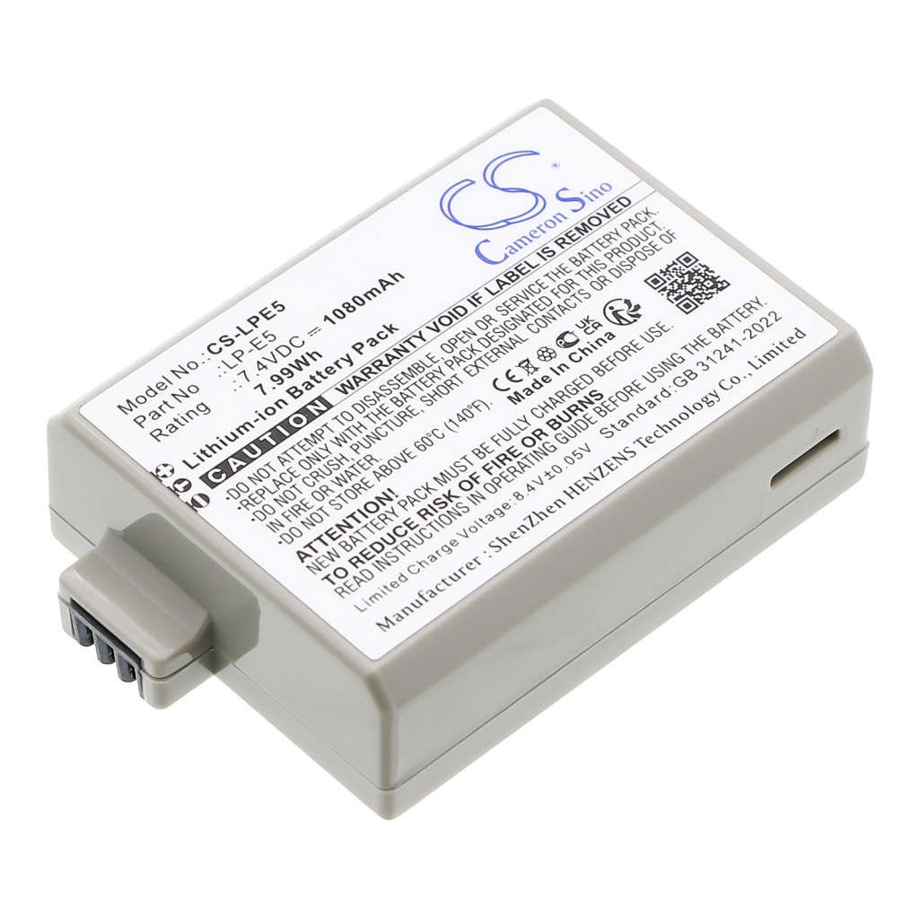 Camera Battery Canon EOS Rebel Xsi