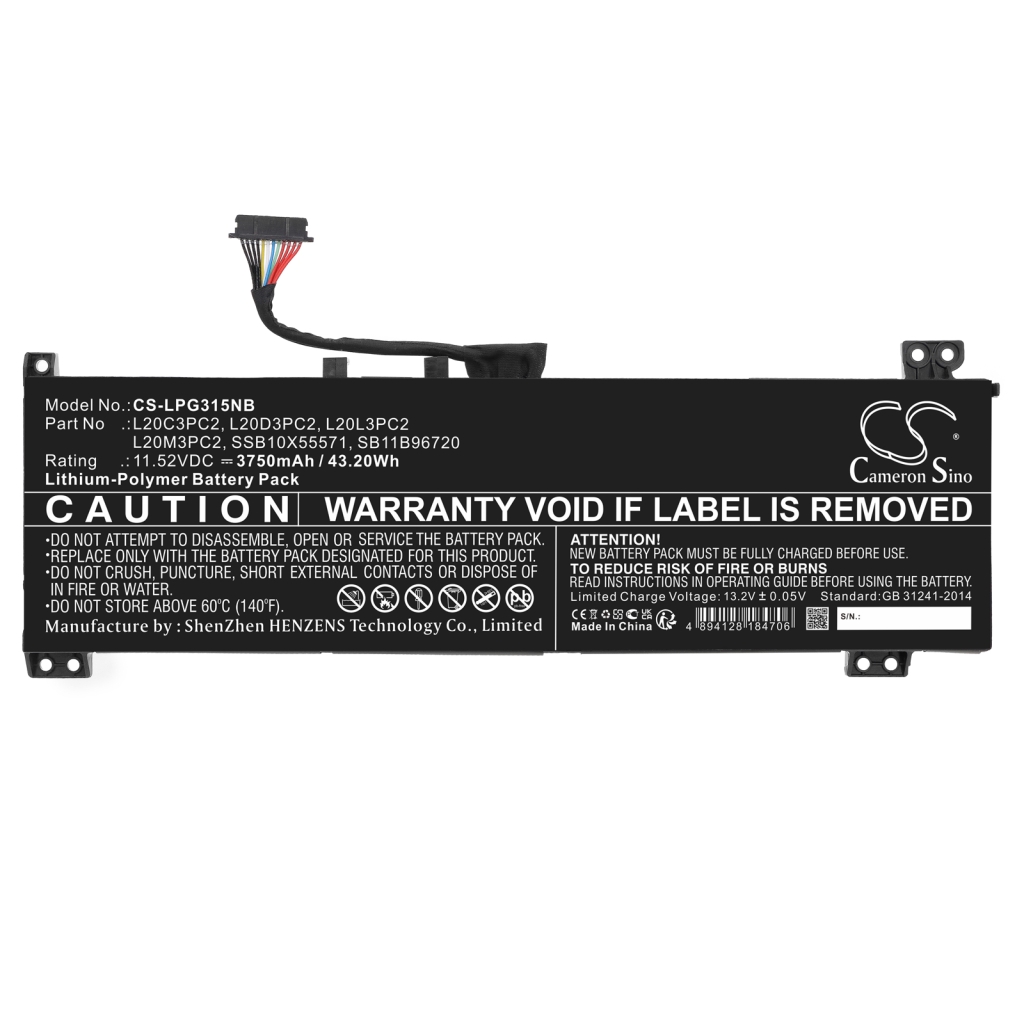 Baterija za prijenosno računalo Lenovo CS-LPG315NB