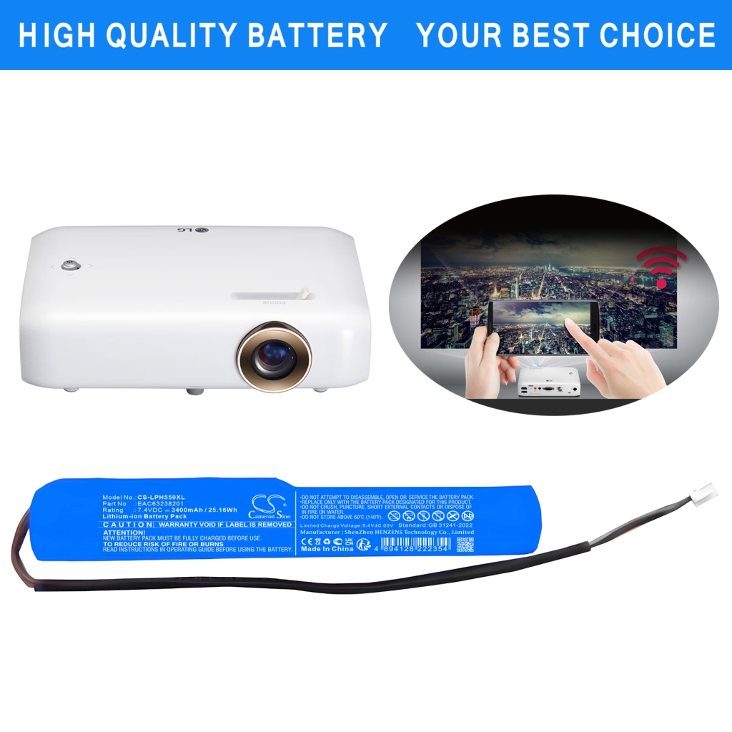 Baterija za projektor Lg CS-LPH550XL