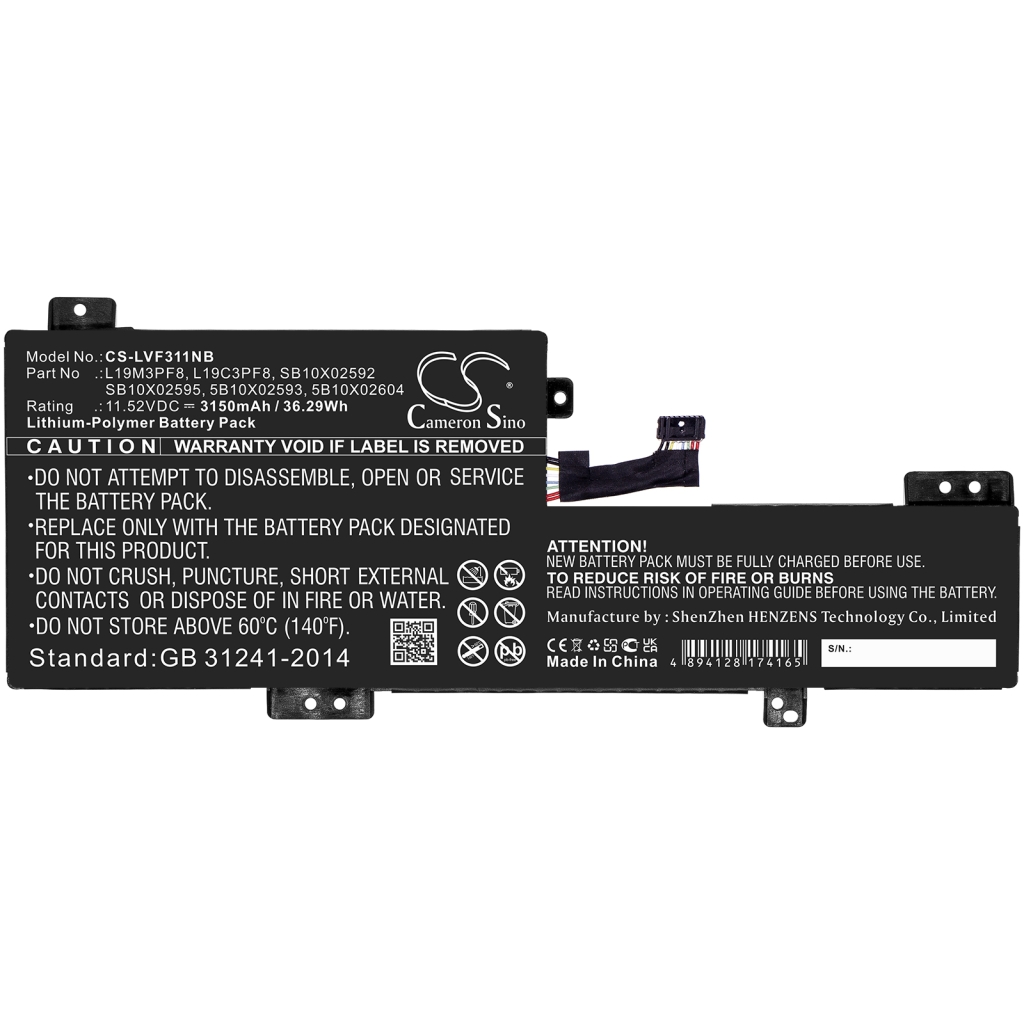 Baterija za prijenosno računalo Lenovo IdeaPad Flex 3 11IGL05 82B2003XUK (CS-LVF311NB)