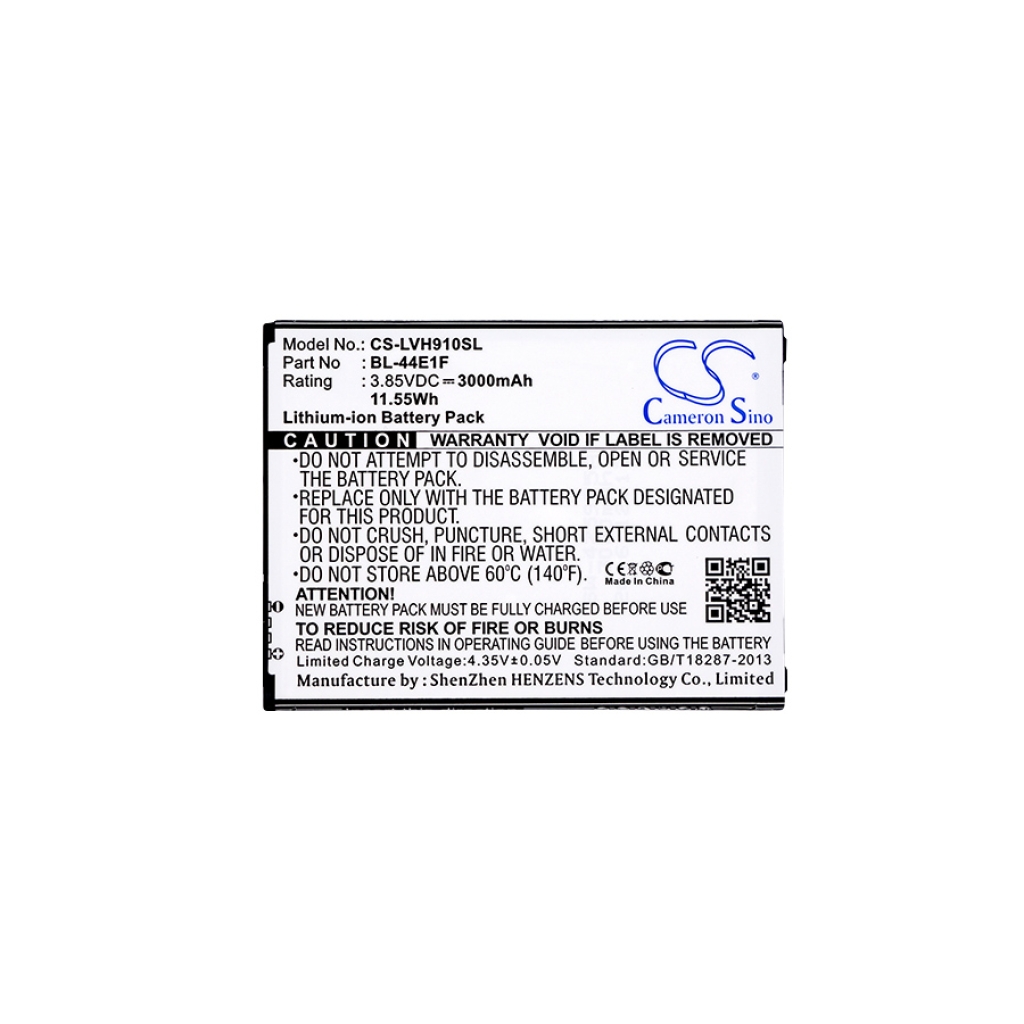 Baterija za mobilni telefon LG CS-LVH910SL