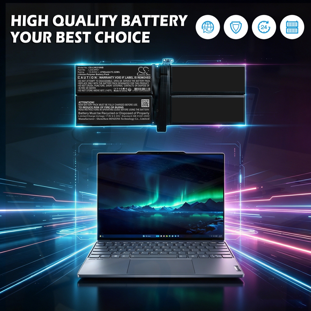 Baterija kompatibilno s Lenovo CS-LVK210NB
