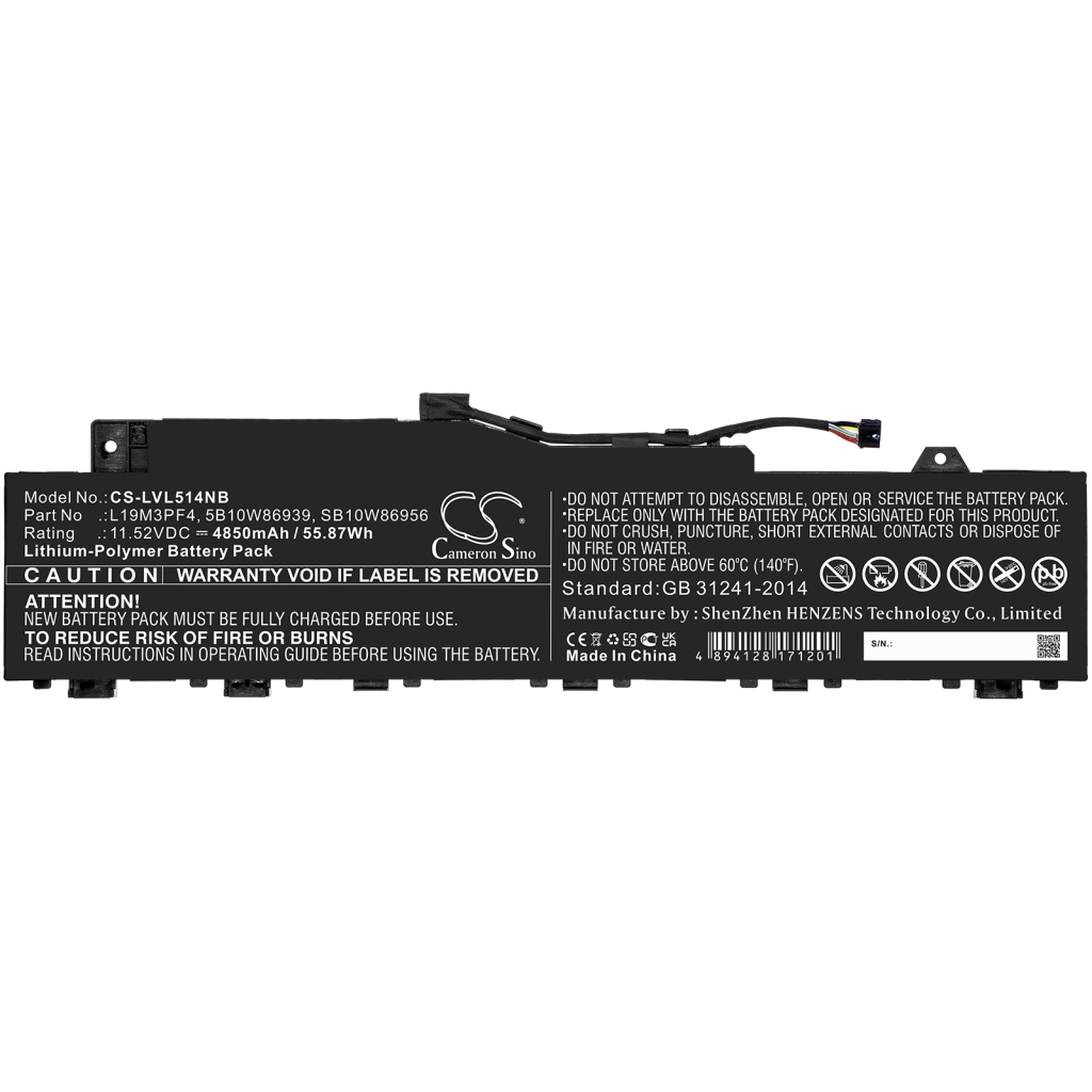 Baterija za prijenosno računalo Lenovo CS-LVL514NB