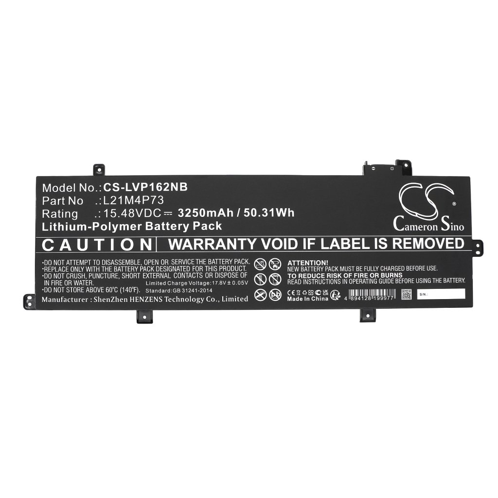 Kompatibilna zamjena baterije za LENOVO 5B10W51869,L21M4P73,SB10W51970