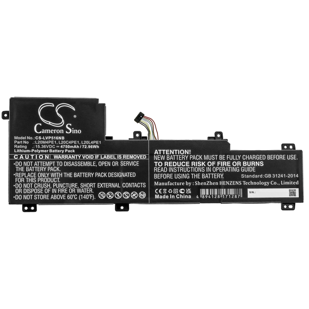 Baterija za prijenosno računalo Lenovo CS-LVP516NB