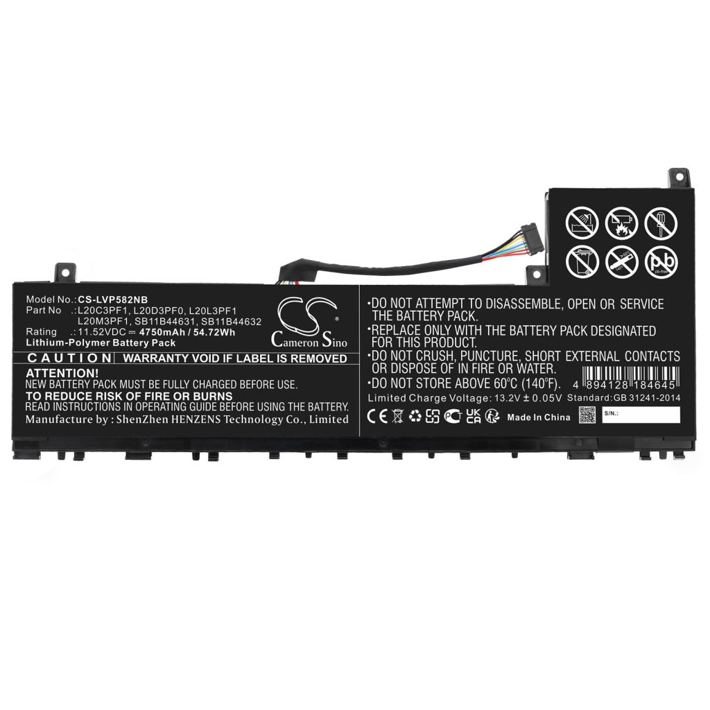 Baterija za prijenosno računalo Lenovo IdeaPad 5 Pro 14ACN6 82L7004VCK (CS-LVP582NB)