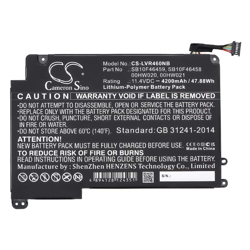 Baterija za prijenosno računalo Lenovo Yoga 460 20EM-CT01WW (CS-LVR460NB)