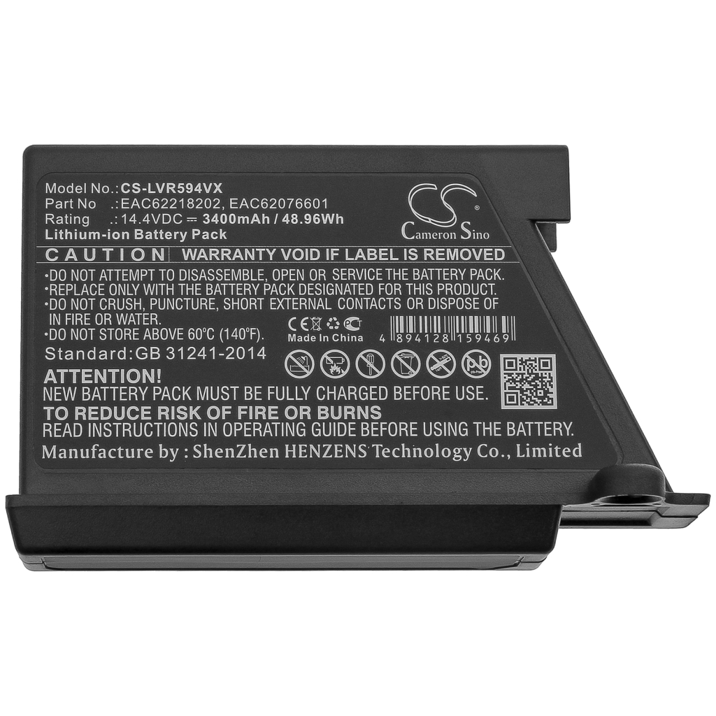 Baterija za usisavač Lg CS-LVR594VX
