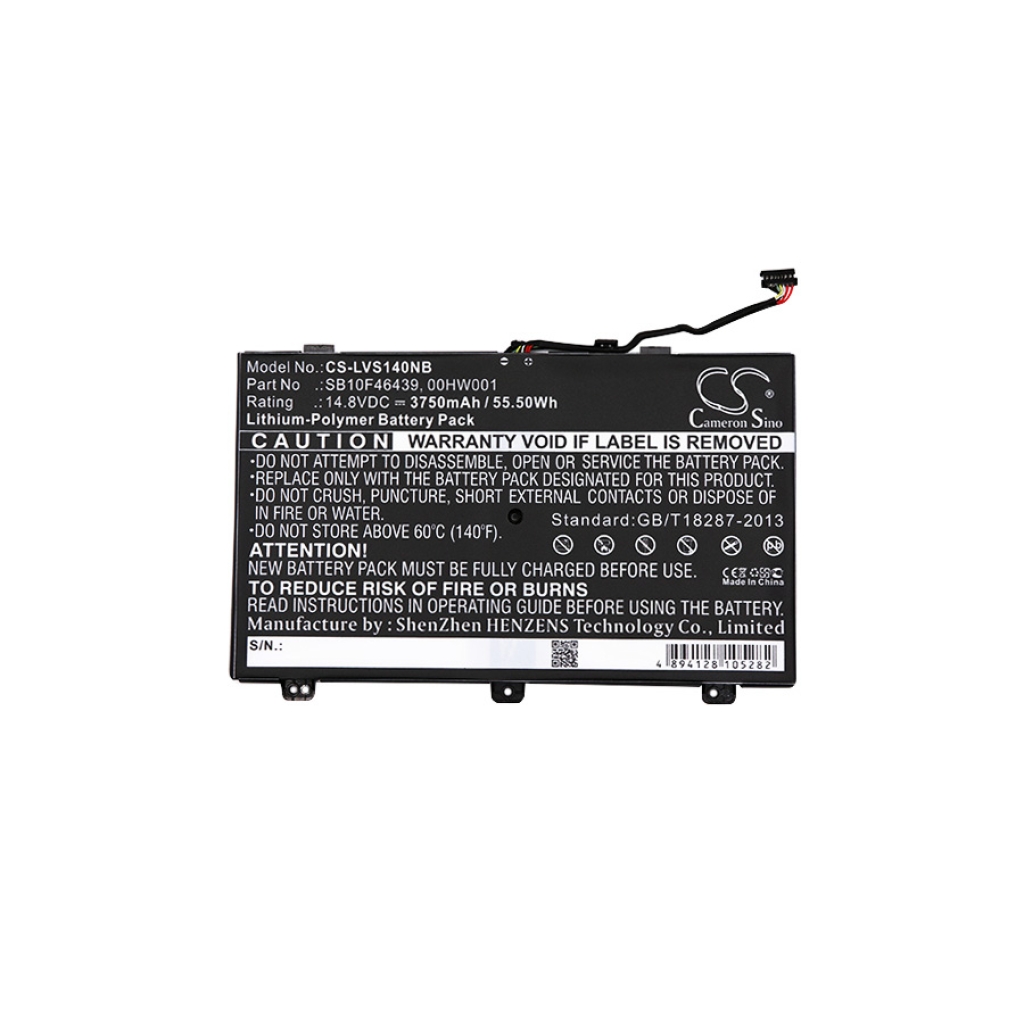 Baterija za prijenosno računalo Lenovo CS-LVS140NB