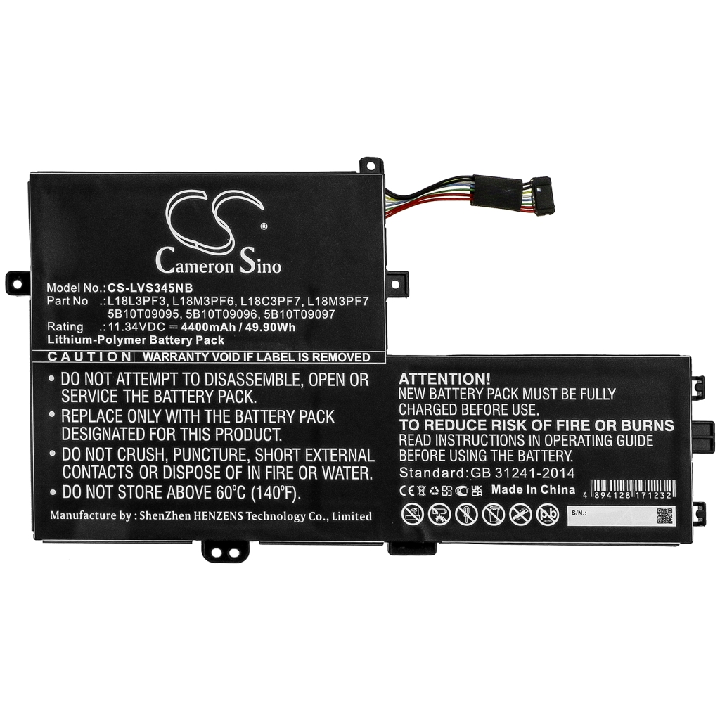 Baterija za prijenosno računalo Lenovo CS-LVS345NB