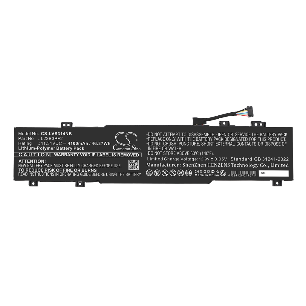 Baterija za prijenosno računalo Lenovo IdeaPad Slim 3 14ABR8 82XL000JHH (CS-LVS314NB)